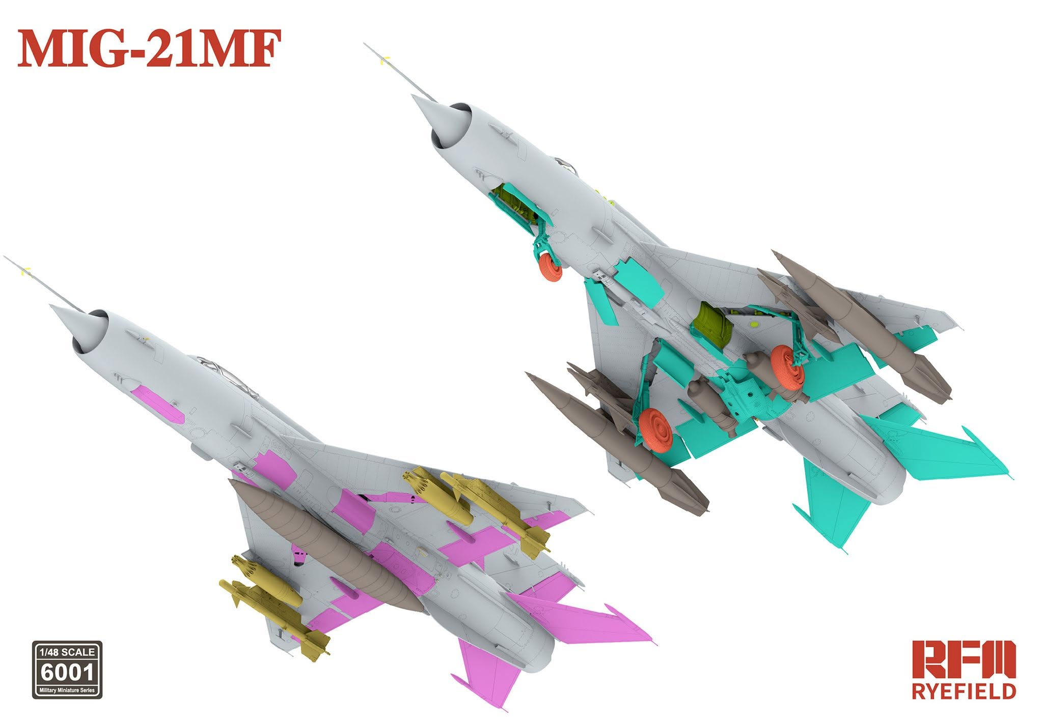 Rye Field Model 6001 MIG-21MF 1/48 – imagen 7