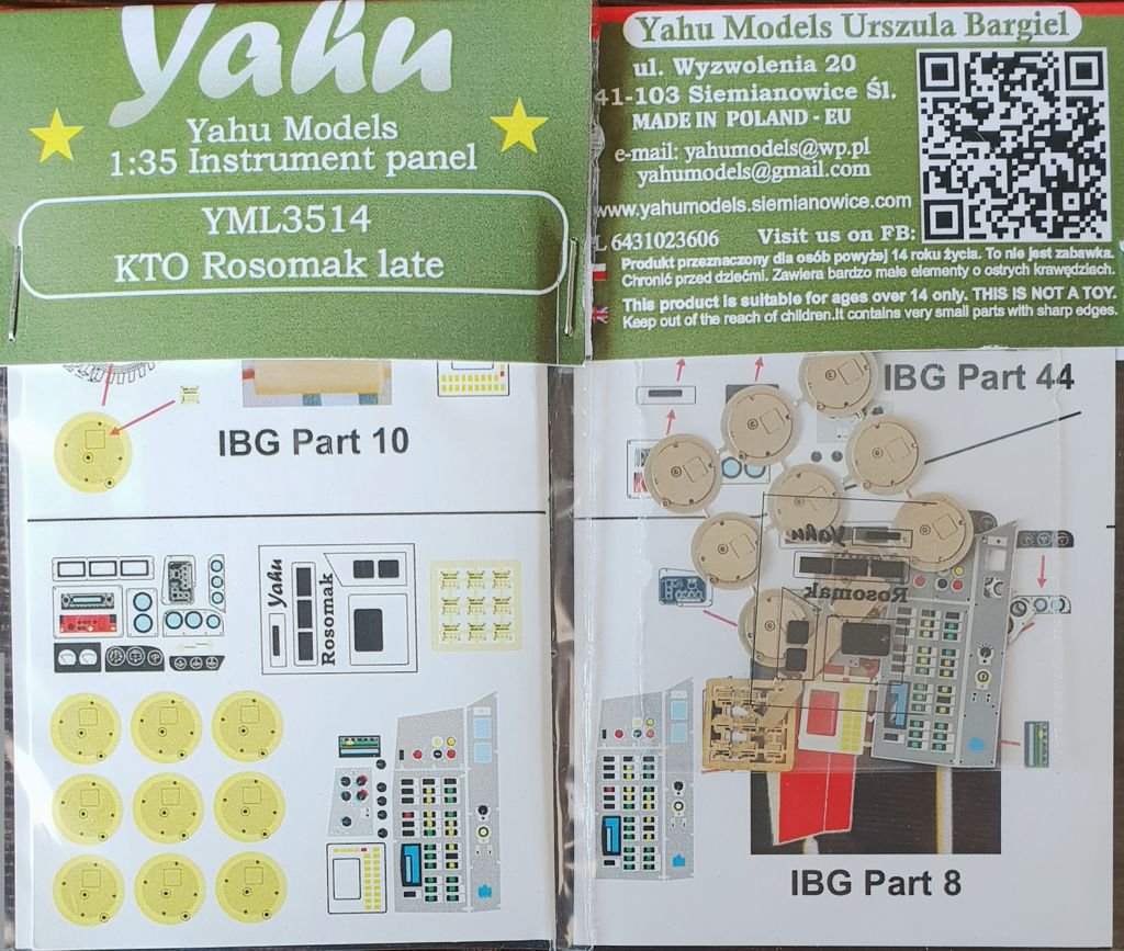 Yahu YML3514 KTO Rosomak late for IBG 1/35