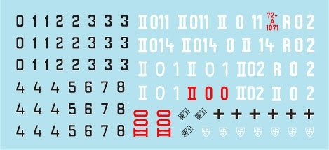 Star Decals 72-A1071 Wiking # 2. 1/72 – immagine 3