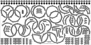 Pontos 23002F1 USS BB-63 Missouri 1945 Detail Up Set (Teak tone stained wooden deck) 1/200 – imagen 19