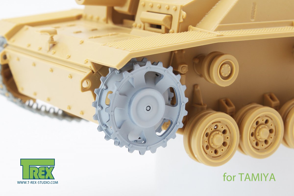 T-Rex Studio TR35007-2 Stug III Sprocket Set (Early Version) for TAMIYA 1/35 – Bild 2