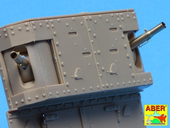 Aber 35L-156 Barrels for British WWI Tank Mark IV – Female 1/35 – imagen 4
