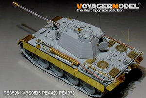 Maquette Voyager PE35981 Char Panther A allemand de la Seconde Guerre mondiale (modèle de base) pour TAKOM au 1/35 – image 8