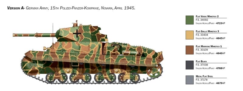 Italeri 6599 Carro Armato P40 1/35 – immagine 4