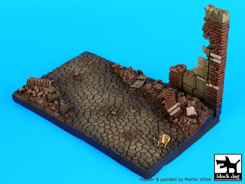 Rue Black Dog D35019 avec mur en ruine 1/35 – image 3