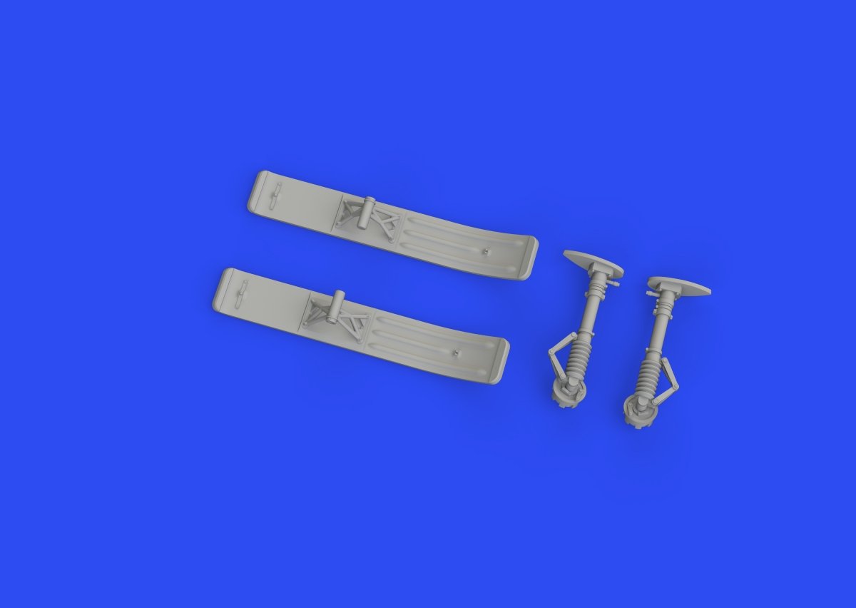 Eduard 648752 Z-126/226 landing gear skis PRINT EDUARD 1/48 – Bild 3