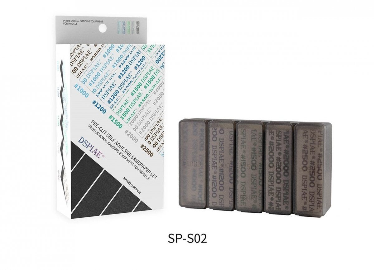 DSPIAE SP-S02 Adhesive Sanding Paper Sets 1000-2500, 100 pcs per Set – Bild 2