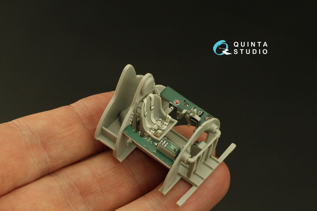 Quinta Studio QD48006 F4F-4 Wildcat 3D-Printed colored Interior on decal paper (HobbyBoss) 1/48 – image 6