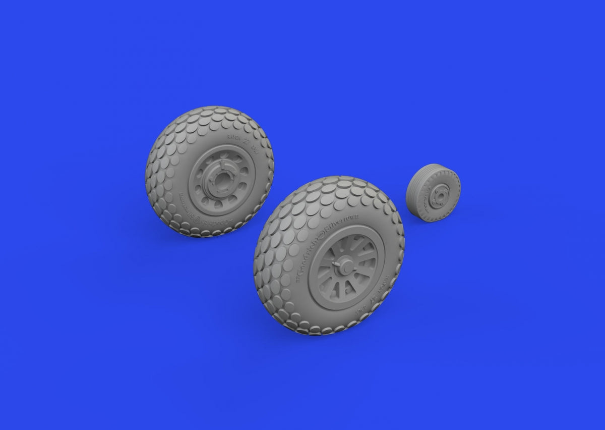 Eduard 672367 P-51D wheels oval tread EDUARD 1/72 – zdjęcie 3