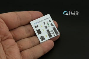 Quinta Studio QD72057 F-16CJ 3D-Printed &amp;amp; coloured Interior on decal paper (Tamiya) 1/72 – Bild 5