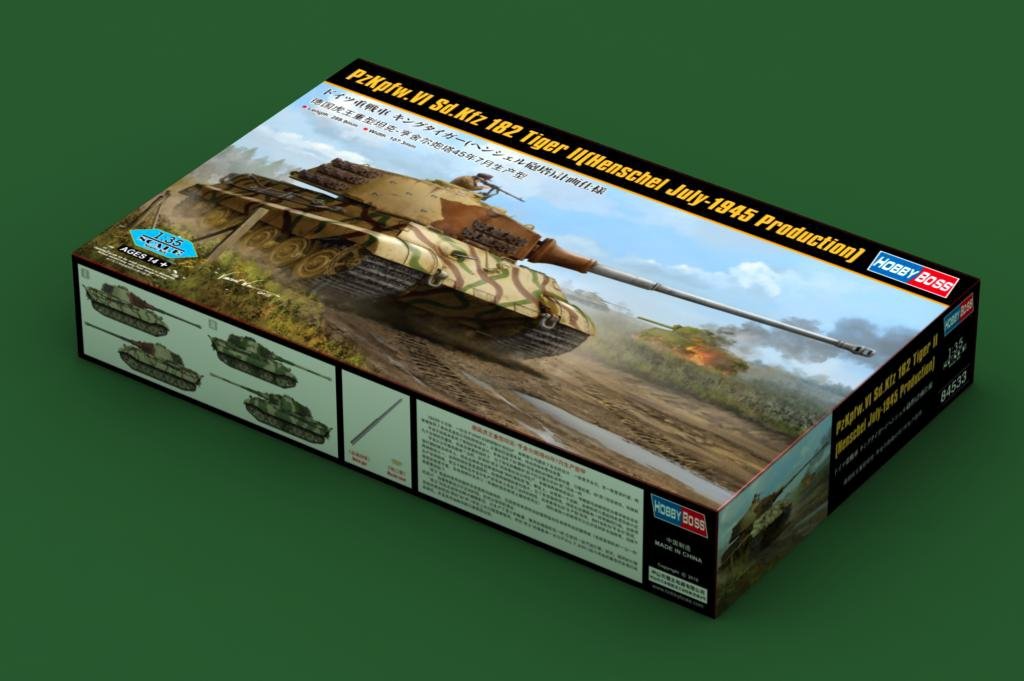 Hobby Boss 84533 Pz.Kpfw.VI Sd.Kfz.182 Tiger II (Henschel July-1945 Production) 1/35 – Bild 2