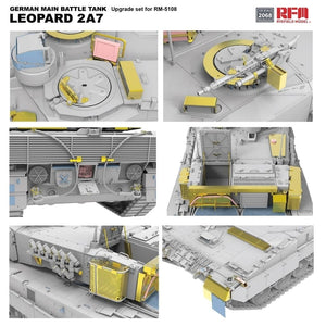 Rye Field Model 2068 Upgrade set German Main Battle Tank Leopard 2 A7 for RFM 5108 1/35 – immagine 4