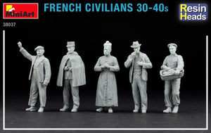 Miniart 38037 French Civilians 30-40s. (resin heads) 1/35 – Bild 3