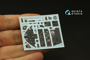 Quinta Studio QD32184 F8F-2 Bearcat 3D-Printed coloured Interior on decal paper (Trumpeter) 1/32 – zdjęcie 4