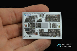 Quinta Studio QDS-32155 F-15C Early/F-15A/F-15J early 3D-Printed &amp;amp; coloured Interior on decal paper (Tamiya) (small version) 1/32 – imagen 12