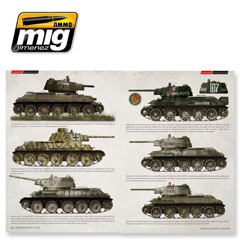 AMMO of Mig Jimenez 6007 EASTERN FRONT. RUSSIAN VEHICLES 1935-1945. CAMOUFLAGE GUIDE ( English) – Bild 3