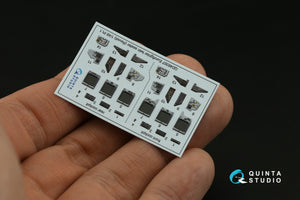 Intérieur coloré imprimé en 3D sur papier décalcomanie pour Eurofighter biplace Quinta Studio QD48307 (Revell) 1/48 – image 8