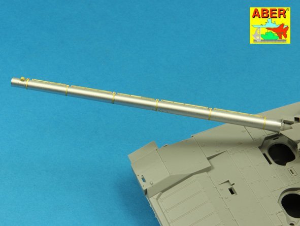 Aber 35 L-187 Armament for Russian Main Battle Tank T-14 ARMATA barrel for 125 mm 2A82-1M cannon &amp;amp; barrel for 12.7 mm Kord AA MG 1/35 – image 14