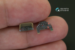 Intérieur imprimé en 3D et coloré sur papier décalcomanie Quinta Studio QD72028 Ah-1G (AZ models) 1/72  – image 3