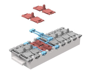 Rye Field Model 5054 TR60 Workable Track Links for Challenger 2 1/35 – immagine 2