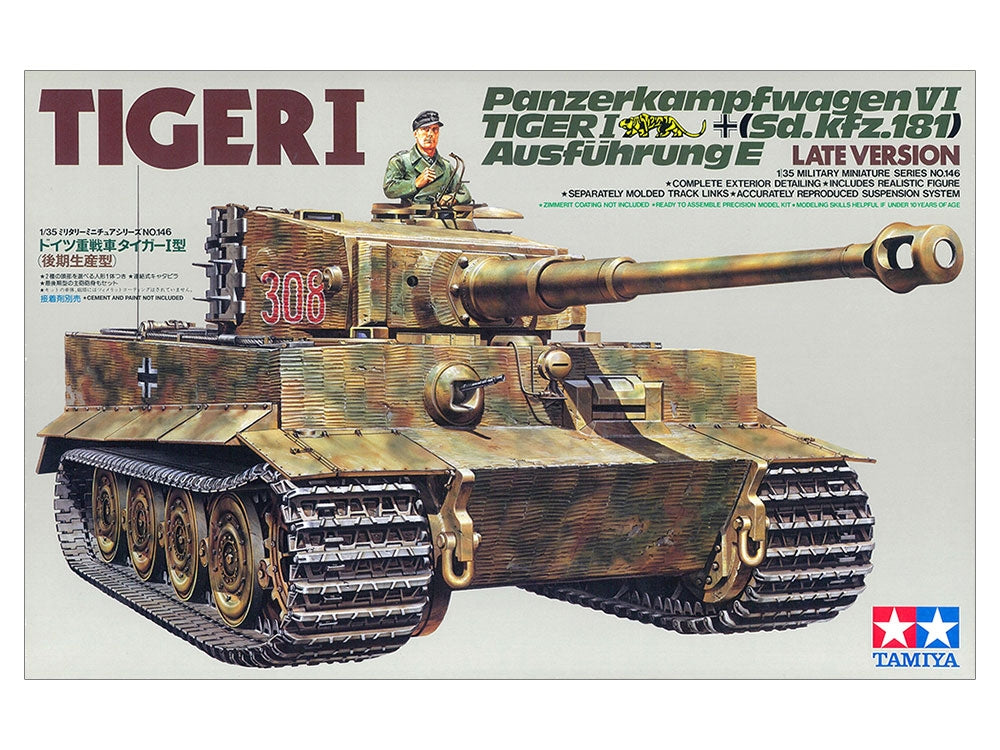 Tamiya 35146 German Tiger I Tank Late Version 1/35 – image 2