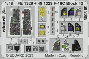 Eduard BIG49365 F-16C Block 42 till 2005 KINETIC MODEL 1/48 – immagine 6