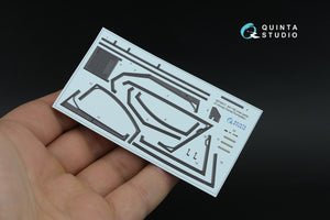 Quinta Studio QP35011 AH-1W inner parts of canopy frame (Trumpeter) 1/35