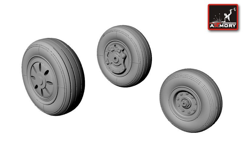 Armory Models AW48305 Canadian F-35 Lightning-II wheels 1/48 – Bild 4