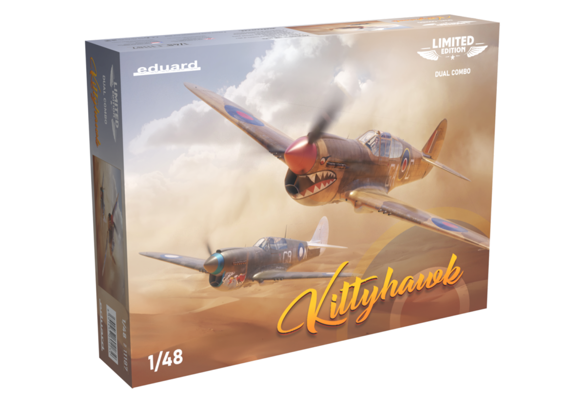 Eduard 11187 Curtiss Kittyhawk Mk.Ia / Mk.IV Dual Combo 1/48