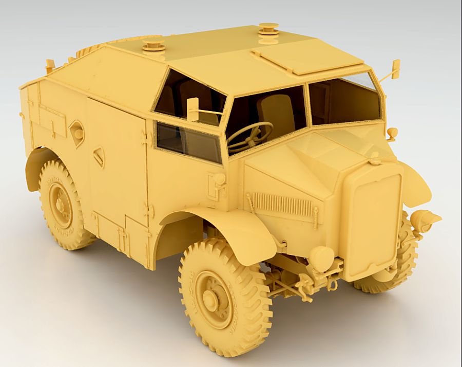 Mirror Models 35402 BRITISH MORRIS C8 QUAD MK II EARLY 1/35 – image 2