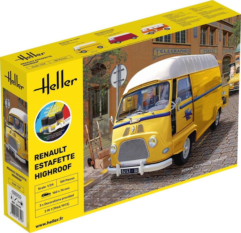 Heller 56740 Renault Estafette Highroof - Starter Kit 1/24 – Bild 2