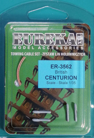 Câble de remorquage Eureka XXL ER-3562 pour chars Centurion britanniques à l&amp;#39;échelle 1/35