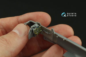 Intérieur imprimé en 3D et coloré sur papier décalcomanie Quinta Studio QD72171 A6M3 Zero (Tamiya) 1/72 – image 11