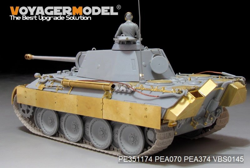 Maquette Voyager PE351174 Panther A allemand de la Seconde Guerre mondiale, version de base (pour MENG TS-046), échelle 1/35 – image 2