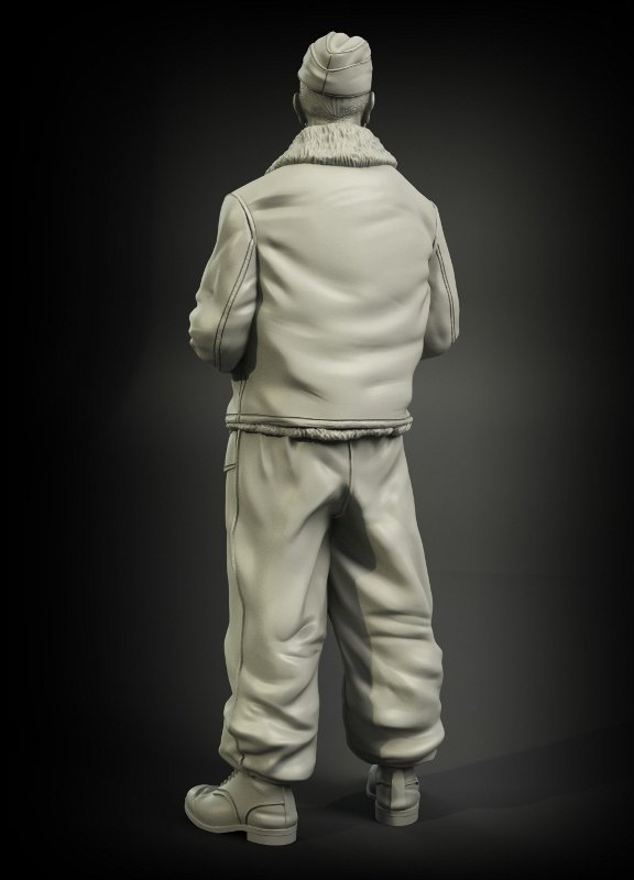 Panzer Art FI35-027 Waffen-SS tank officer winter clotches No.1 1/35 – image 3