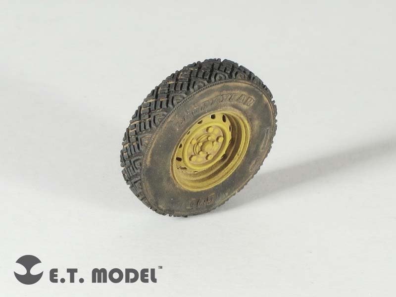 ET Model ER35-019 Defender XD 'Wolf' WMIK Weighted Road Wheels(G90)Type.1 For HOBBYBOSS 82446 1/35