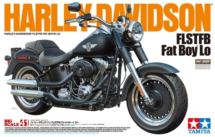 Tamiya 16041 Harley Davidson FLSTFB Fat Boy Lo 1/6