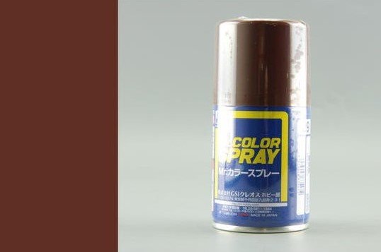 Mr.Hobby S-029 Rouge Coque - (Semi-brillant) Spray 