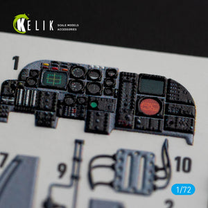 KELIK K72067 A-6E INTRUS INTERIEUR AUTOCOLLANTS 3D POUR KIT ITALERI 1/72 – image 3