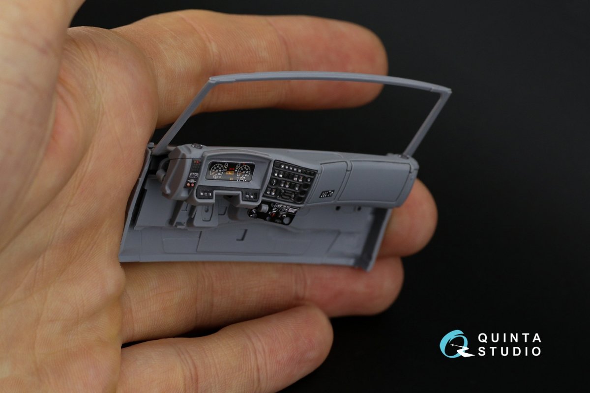 Quinta Studio QD35053 KAMAZ 65115 Dump truck 3D-Printed &amp;amp; coloured Interior on decal paper ( Zvezda ) 1/35 – zdjęcie 6