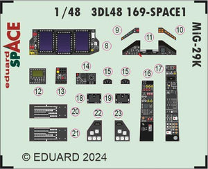 Eduard 3DL48169 MiG-29K SPACE HOBBY BOSS 1/48 – immagine 3