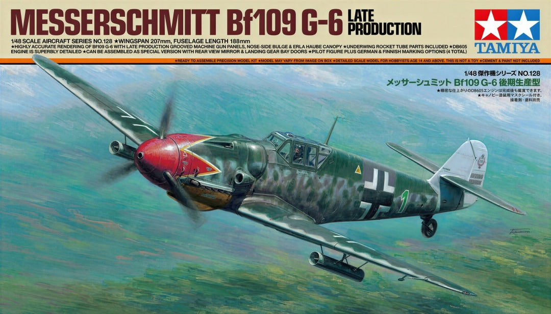 Tamiya 61128 Messerschmitt Bf109 G-6 Late production 1/48 – imagen 2