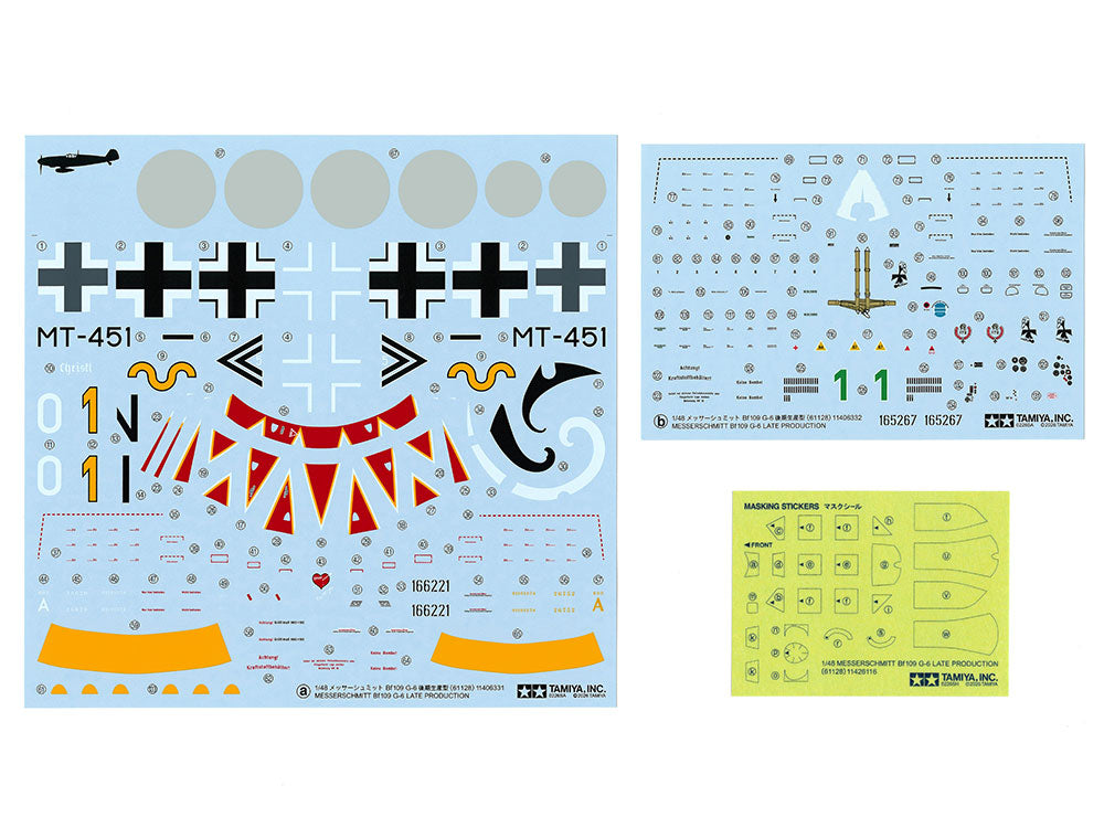 Tamiya 61128 Messerschmitt Bf109 G-6 Late production 1/48 – imagen 14