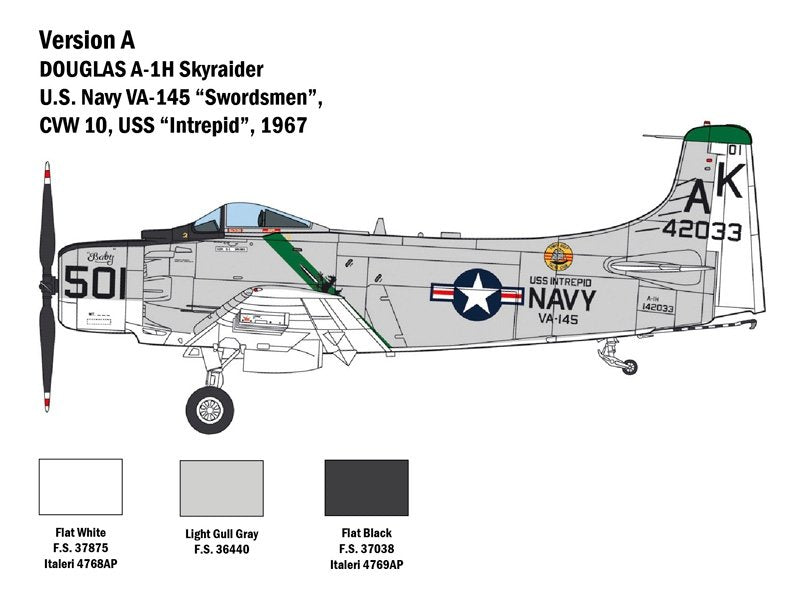 Italeri 2788 Douglas A-1H Skyraider 1/48 – imagen 3