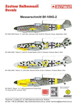 Techmod 48082 - Messerschmitt Bf 109G-2 1/48 – imagen 2