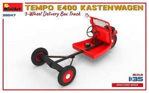 MiniArt 38047 TEMPO E400 KASTENWAGEN 3-WHEEL DELIVERY BOX TRACK 1/35 – Bild 10