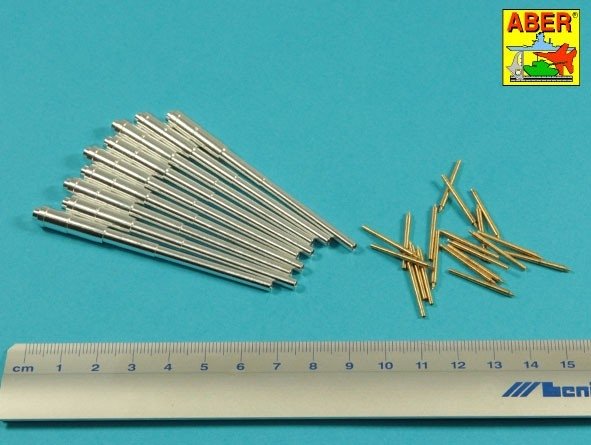 Aber 200L-01 Main Armament for US battleship Iova or Missouri 406mm x9, 127mm x20 1/200 – Bild 2