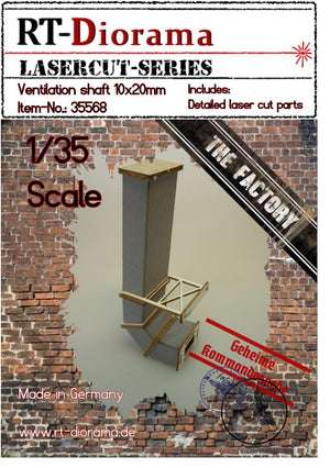 RT-Diorama 35568 Ventilation shaft 10x20mm 1/35