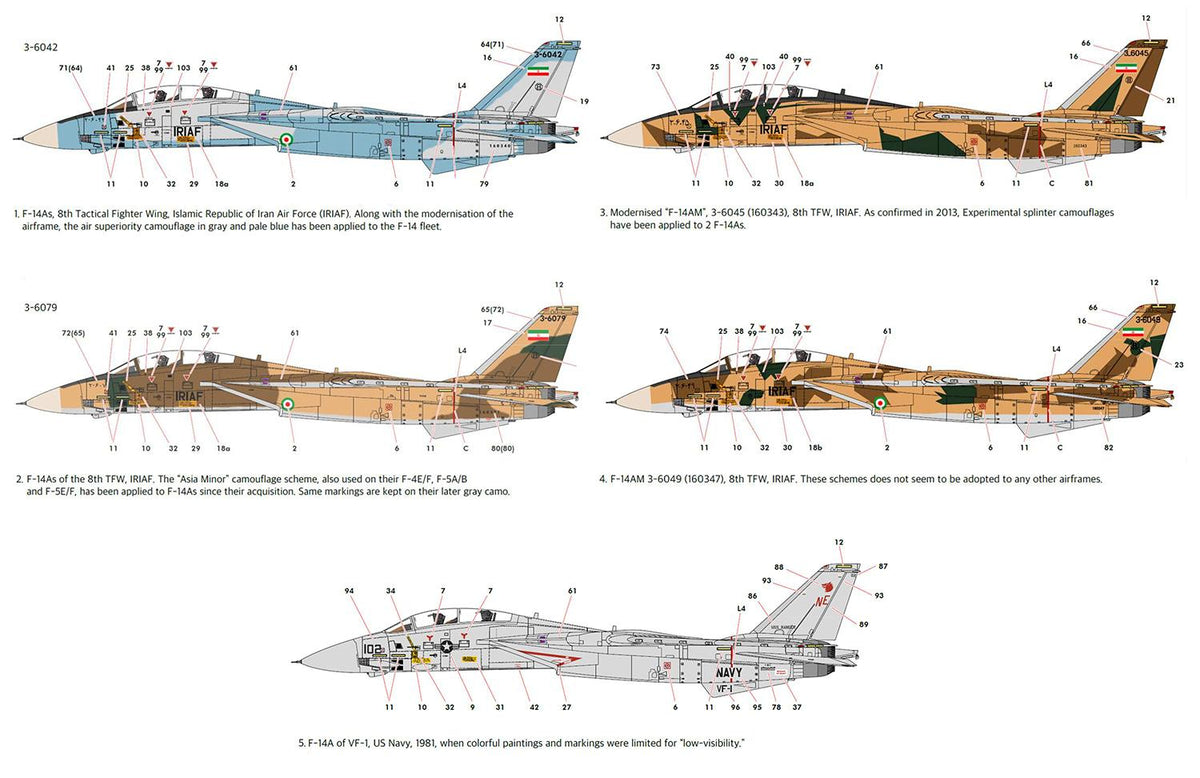 Academy 12594 Grumman F-14 A Tomcat - Iranian Air Force 1/72 – Bild 3