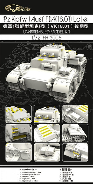 Flyhawk FH3006 Pz. Kpfw I Ausf F (VK.18.01) Late 1/72 – immagine 2
